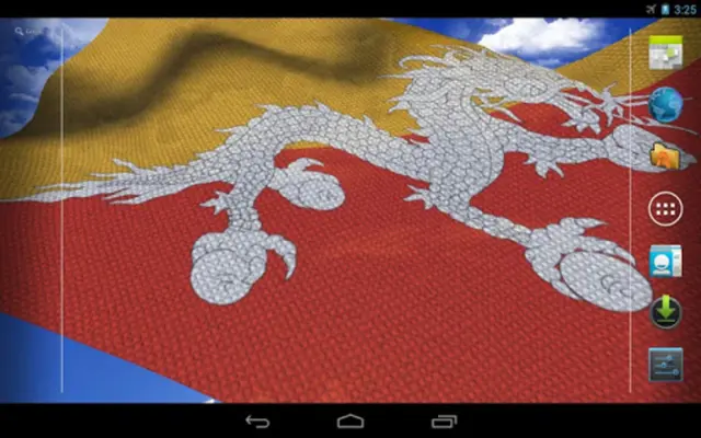 Bhutan Flag android App screenshot 1